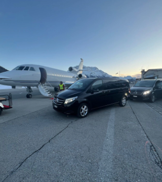 Airport transfer service in St. Moritz